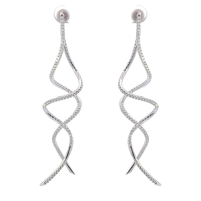 Diamond Strand Earrings