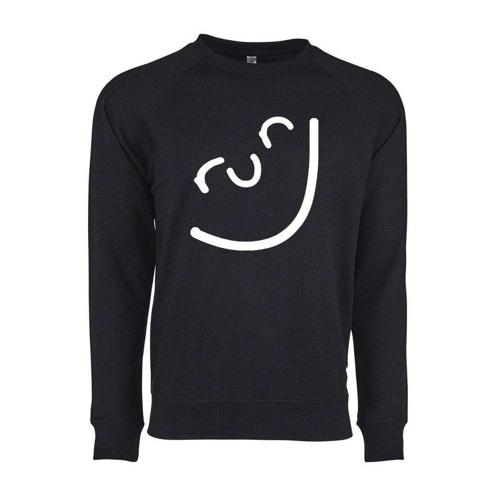 Run Smile Black Cozy Long Sleeve