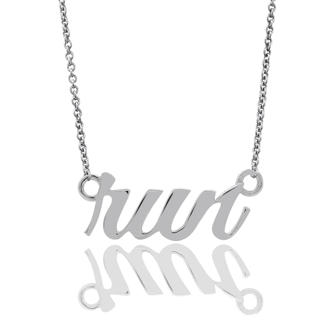 Cursive Run Necklace