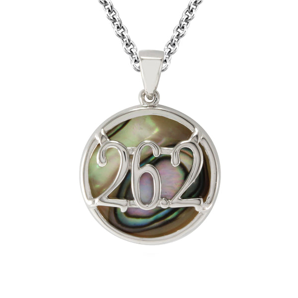 Abalone Marathon Necklace 26.2
