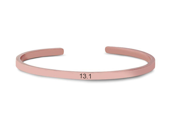 Half Marathon Cuff Bracelet 13.1