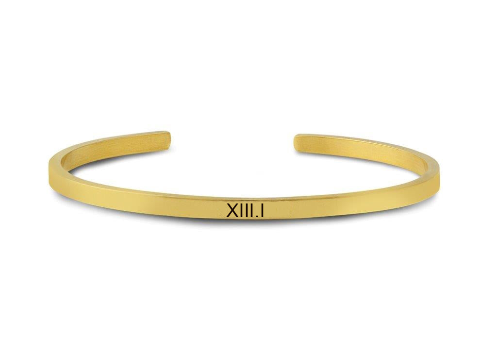 Half Marathon Cuff Bracelet XIII.I