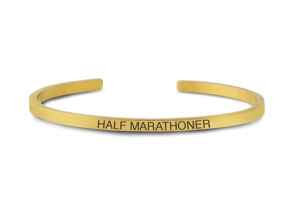Half Marathoner Cuff Bracelet