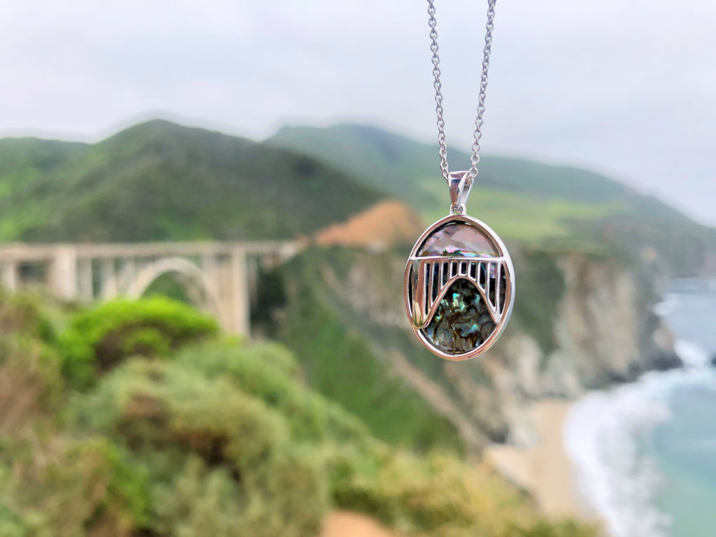 Bixby Bridge Abalone Necklace