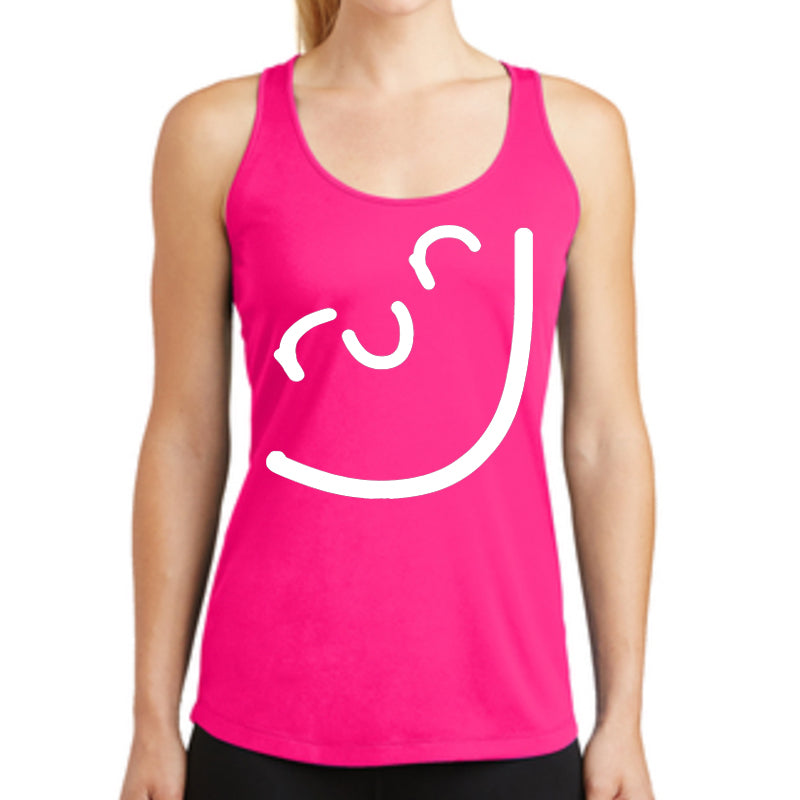 Happy Runner Singlet Pink