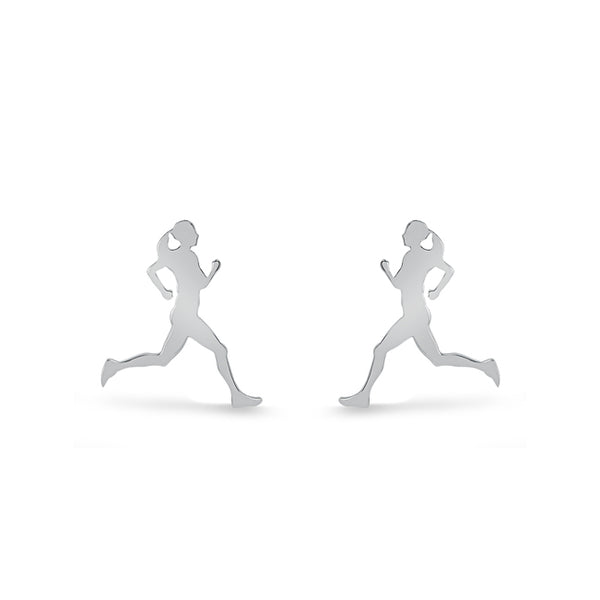 Running Girl Studs