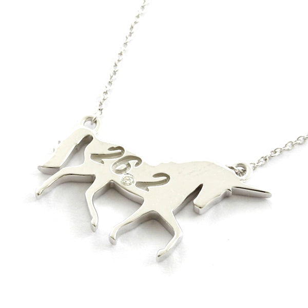 Diamond Unicorn Necklace