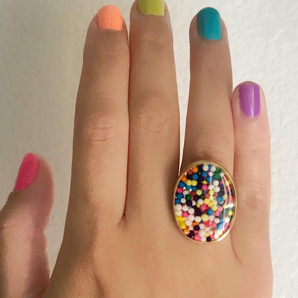 Rainbow Sprinkles Ring