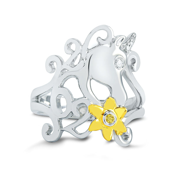Diamond 26.2 Unicorn Ring