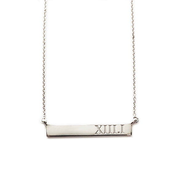 XIII.I Mini Bar Necklace