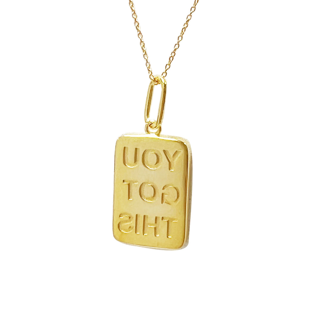 YOU GOT THIS Mirror Image Necklace