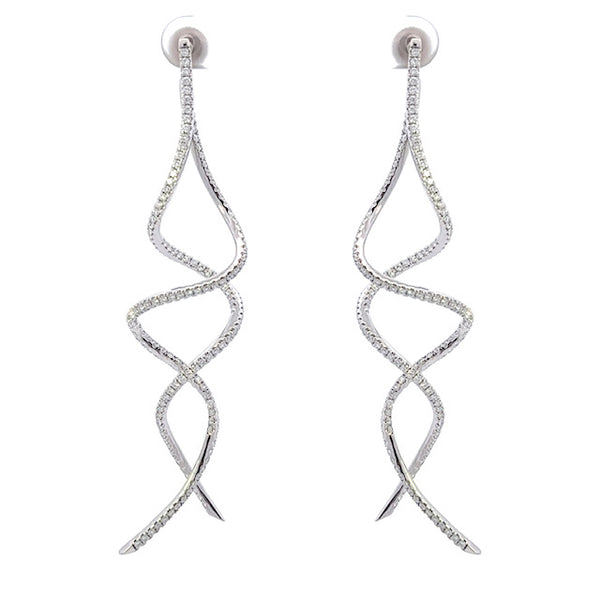 Diamond Strand Earrings