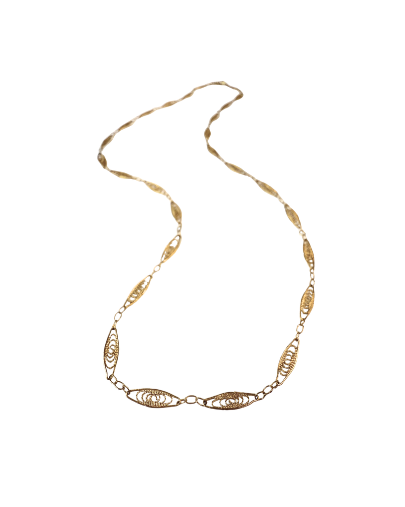 Vintage Filigree Chain 24"