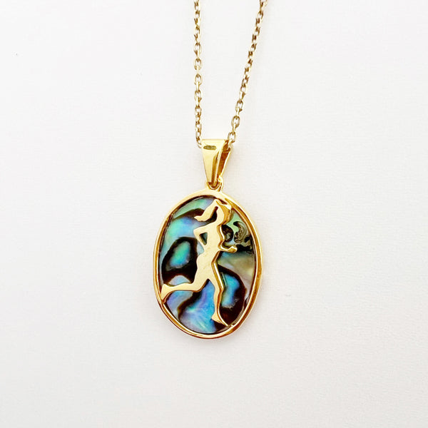 Abalone Runner Necklace