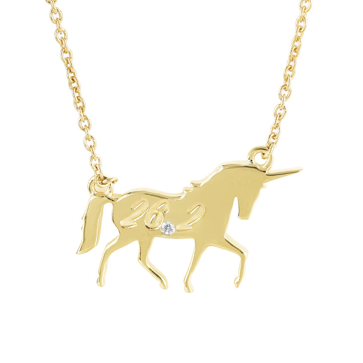 Diamond Unicorn Necklace