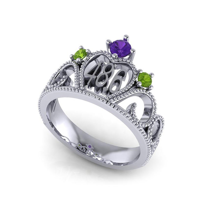 Princess Crown Ring Set of 2 - LilyFair Jewelry