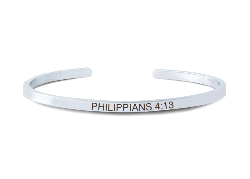 PHIL 4:13 Cuff Bracelet