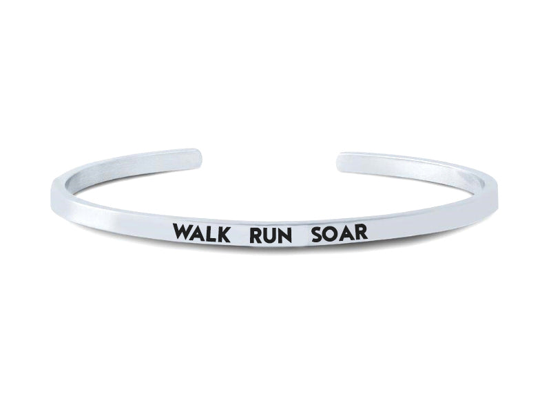 WALK RUN SOAR Cuff Bracelet