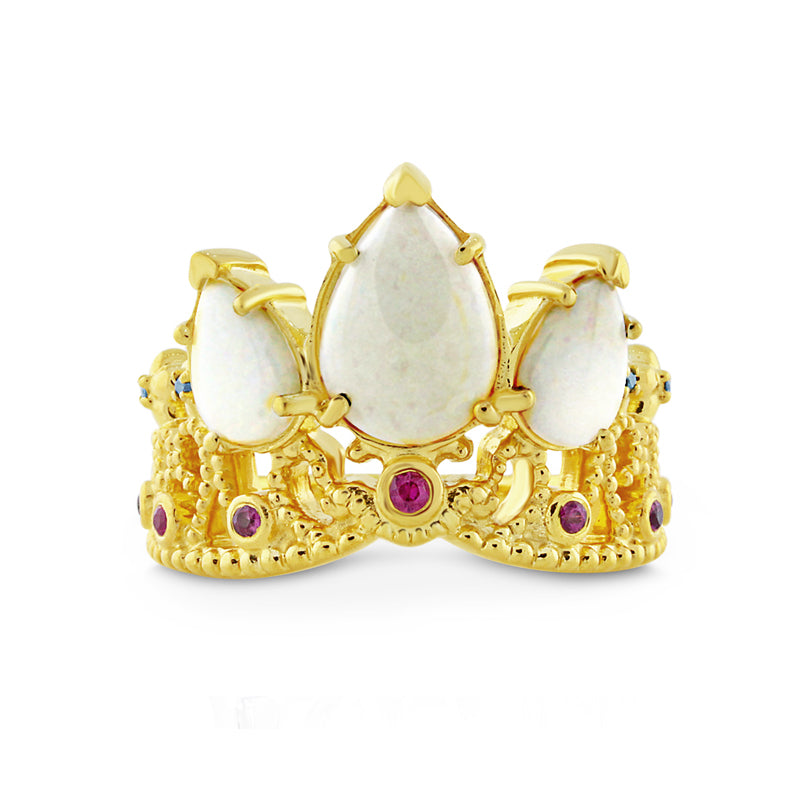Opal Princess Tiara Ring